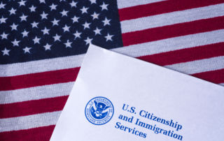an envelope labeled us citizenship and immigration services