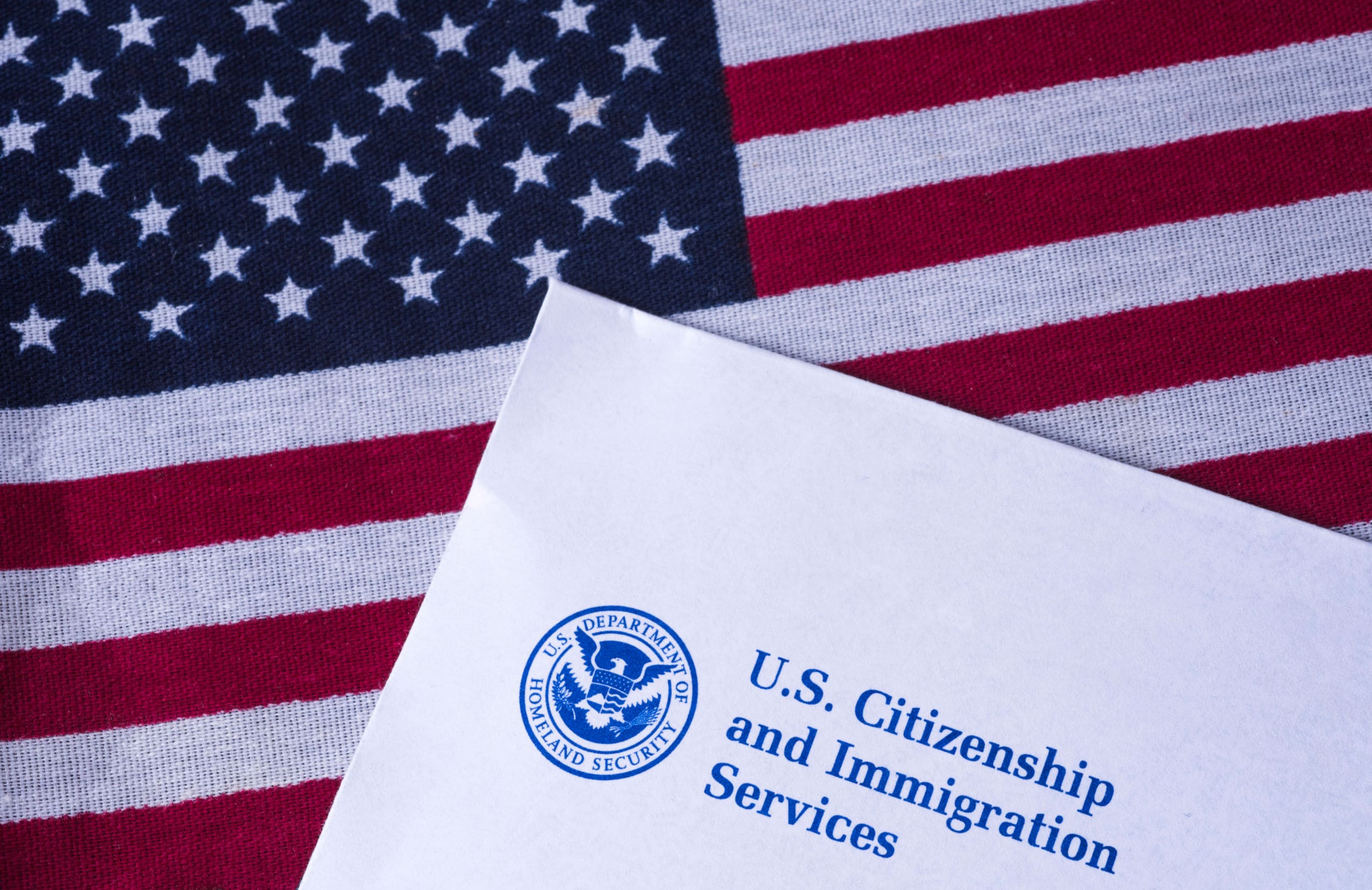 an envelope labeled us citizenship and immigration services