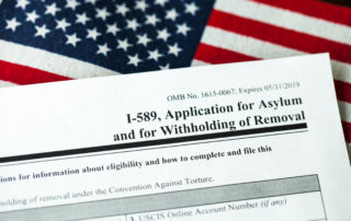 an application for asylum