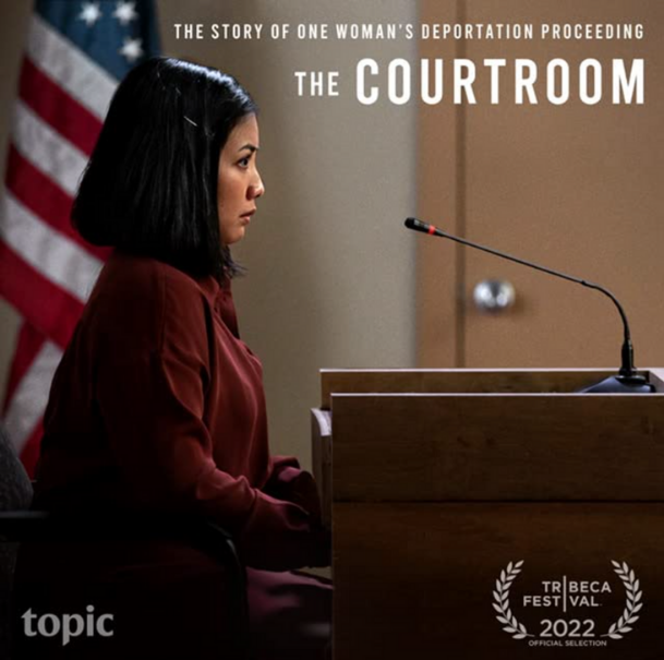 the movie poster for The Courtroom